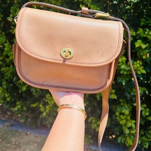 Vintage Coach NYC Collegiate Bag “Putty”